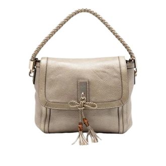 Gucci Pre-owned Handbags, female, Beige, Size: ONE SIZE Pre-owned Bella Satchel