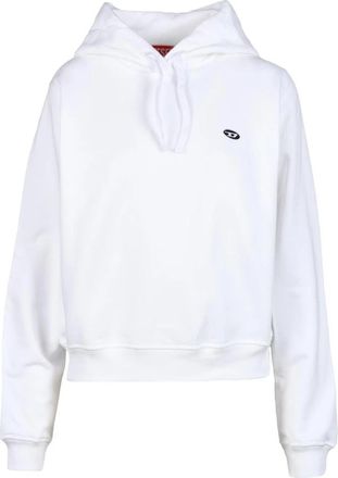 Diesel Katoenen Sweatshirt - Dames - Hoodies - Wit - S - Katoen - Hoodies & sweatvesten
