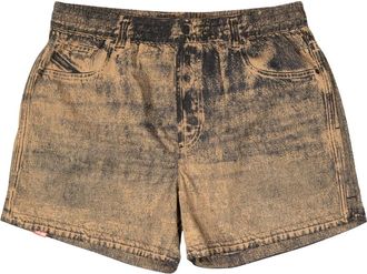 Diesel Korte Broeken, Heren, Bruin, M, Denim, Stijlvolle Zwemshorts