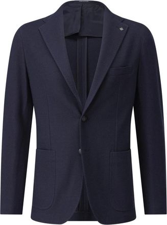 Tagliatore Katoenen jas - Heren - Blazers - Blauw - L - Katoen - Jassen