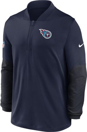 Nike Tennessee Titans Feel The Pressure Nike Mens Dri-FIT NFL 1/2-Zip Top in Blue | 03BA0CZD8F-RZB
