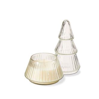 Tag Chelsea Tree Candle Cypress Hinoki Large Sculpted Candle in Clear at Nordstrom