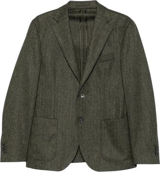 Luigi Bianchi Mantova Hombre, Chaquetas, Verde, Talla: 2XL