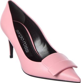 Sergio Rossi 75 Leather Pump