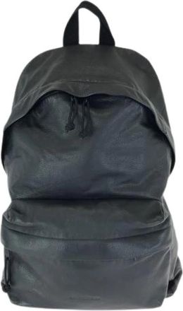 Balenciaga Pre-owned Explorer Leren Rugzak - Heren - Vintage Rugzakken - Zwart - ONE Size - Leer - Vintage