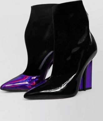 Dolce & Gabbana leather pointed ankle boots