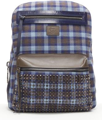 Christian Louboutin Checked Stud Backpack