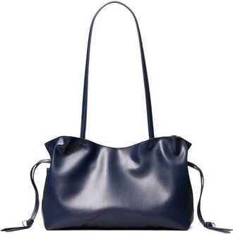 Tory Burch Small Ella Natuura Drawstring Tote in New Navy at Nordstrom