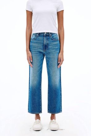 Slvrlake Denim London Crop Tucson Jeans In Tuscan Blue