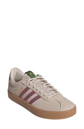 adidas VL Court 3.0 Sneaker in Crystal Linen/Green/Magenta at Nordstrom Rack, Size 10.5