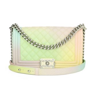 Chanel Rainbow Caviar Boy Bag