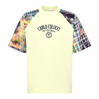 Carlo Colucci Het Knit Legend T-shirt - Heren - T-shirts - Groen - S - Tops
