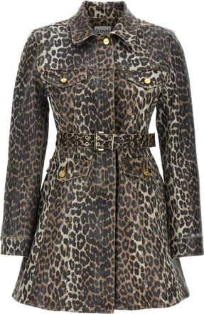 Ganni Ganni Cotton Short Womens Dress