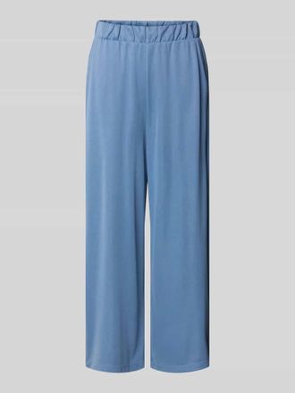 Mbym mbyM Wide Leg Stoffhose mit verk&uuml;rztem Schnitt Modell Anjelica in Rauchblau, Gr&ouml;&szlig;e XS