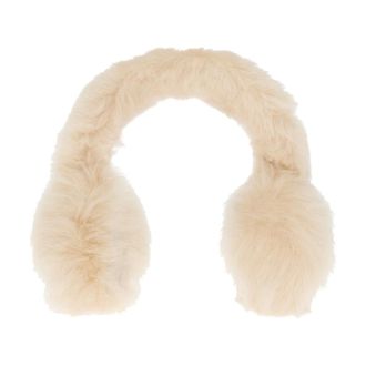 Burberry Bonten Oorwarmers - Dames - Accessoires - Beige - Maat: M/L Kasjmier