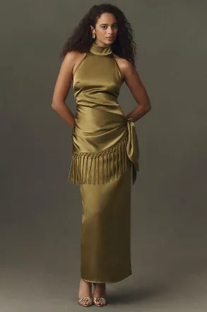 Mare Mare Fringe Sarong Dress