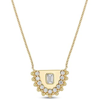 Bony Levy 18K Gold Mykonos Diamond Pendant Necklace in 18K Yellow Gold at Nordstrom