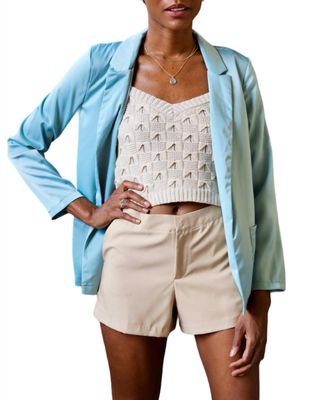 Current Air Tied Up Tank Top In Linen