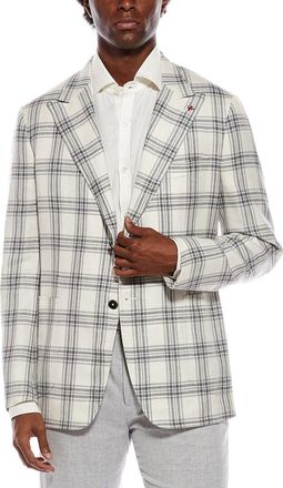 Isaia Wool, Silk, & Linen-Blend Blazer