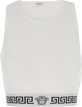 Versace Tops, Dames, Wit, XL, Tops