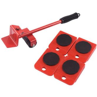 OEM Juego De Herramientas Para Mover Muebles Con Elevador, Azul, Fijo, No Plegable, Base De Plataforma, 4 Ruedas De 360&deg;, Plataforma Rodante Con Elevador,