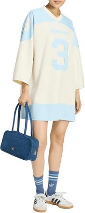 adidas Originals Hockey Jersey Dress in Ice Blue at Nordstrom, Size X-Large