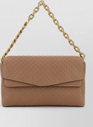 Gucci biscuit leather medium chain shoulder bag
