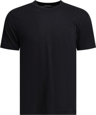 Tom Ford Lyocell Cotton Crew Neck T-Shirt