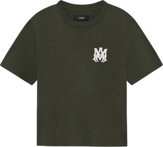 Amiri T-Shirts, female, Green, L, MA Core Logo Tee