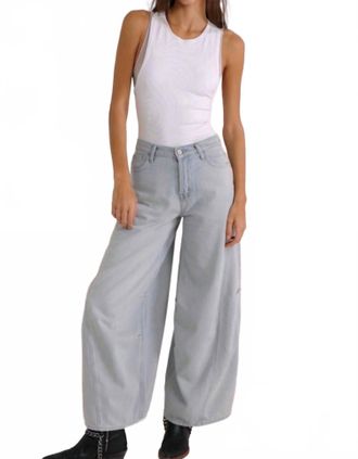 Free People Westward Demi Jeans In Light Wash