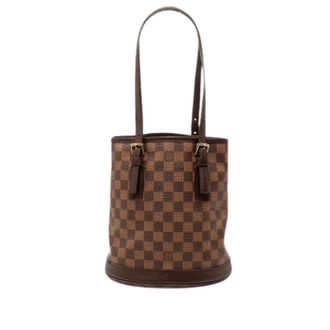 Louis Vuitton Pre-owned Bucket Bags, female, Brown, Size: ONE SIZE Pre-owned The Marais Bucket Bag
