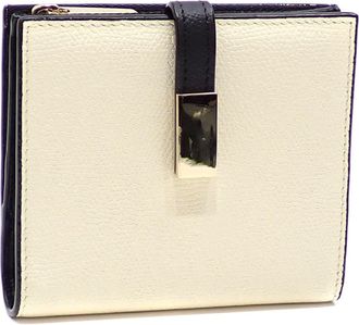 Valextra White Leather Wallet (Bi-Fold) (Pre-Owned)