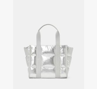 Kate Spade New York Womens Kip Puffy Small Tote Bag in Grey | Non