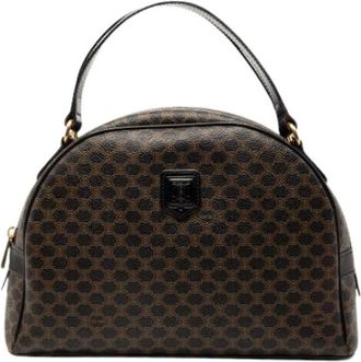 Celine Pre-owned Handbags, female, Brown, Size: ONE SIZE Pre-owned Fabric Handbag