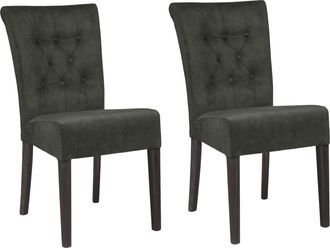 HOME AFFAIRE Esszimmerstuhl »Queen BESTSELLER« (Set) 2 Stk.Polsterstuhl mit Knopfheftung, 2er, 4er oder 6er Set