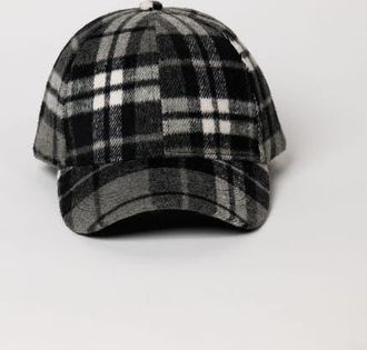 Hat Attack Check Cap in Black Check at Nordstrom