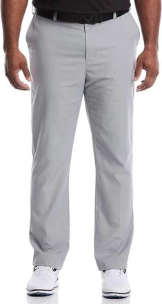 Callaway Pro Spin Golf Pants Mens Gray Straight Leg Performance DSGL1085