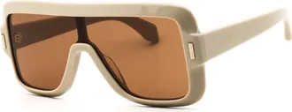 Ferragamo SF2061SE Brown Lens Sunglasses - Black