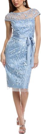 Eliza J Embroidered Sheath Dress