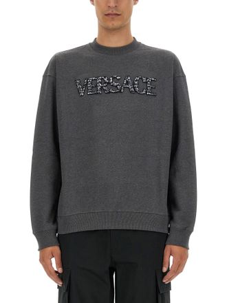 Versace Sweatshirt With Crocodile Logo