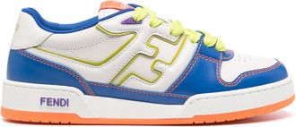 Fendi Match Leather Sneakers