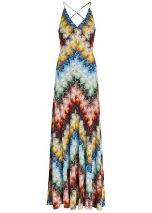 Missoni Patterned Lace Maxi Dress - Multicoloured - 44 (UK12 / M)