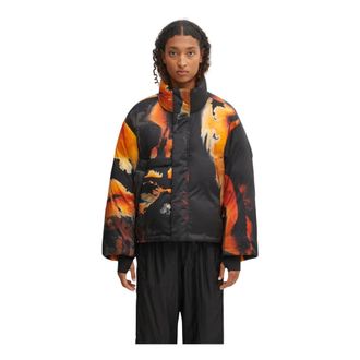 Yohji Yamamoto Aop Puffer Jacket - - Jackets - Donna - Multicolore - M