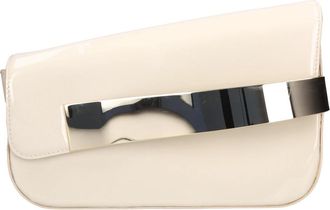 Gedebe Virgo Patent Bag - Dames - Handtassen - Wit - ONE Size - Leer - Tassen