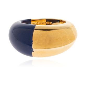 Jil Sander Rings, female, Yellow, Size: S Brass Ring