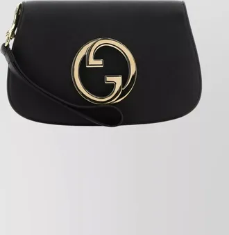 Gucci leather blondie clutch wrist strap