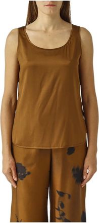Maison Margiela Dames, Tops, Bruin, Maat: XS