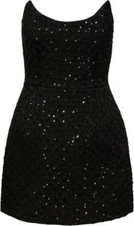 Rebecca Vallance Kleedjes, Dames, Zwart, S, Polyester, Neve Mini Jurk
