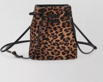 Miu Miu mini bag cavallino leopard animal print strap