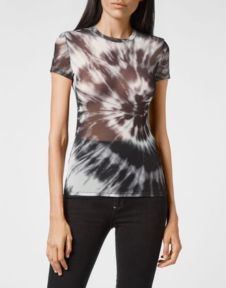 Philipp Plein T-Shirt Ronde Hals Tie Dye